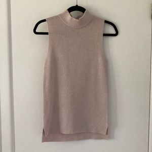 Banana Republic Sparkly Pink sweater tank